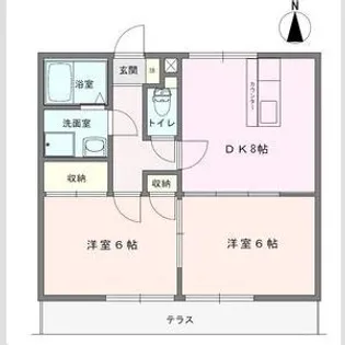 フリーランス大胡C【2階】の間取り