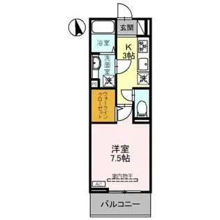 DーROOM千代田町【2階】の間取り