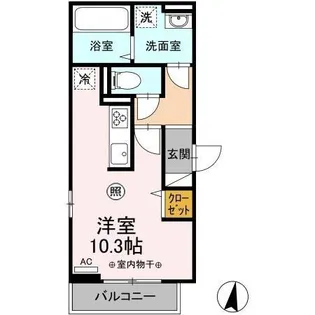 アペルタ【2階】の間取り