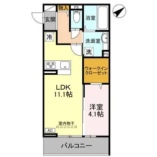 LA MAISON 本町【2階】の間取り