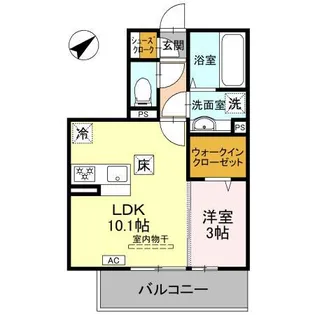LA MAISON 本町【1階】の間取り