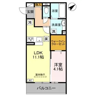 LA MAISON 本町【1階】の間取り