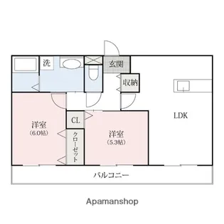 UTA【2階】の間取り