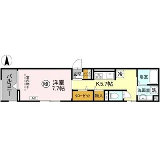 LA MAISON 表町【2階】の間取り