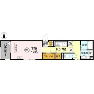 LA MAISON 表町【1階】の間取り