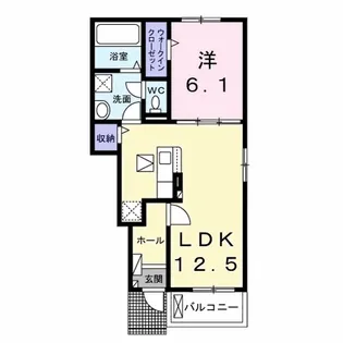 ラピス リジェール【1階】の間取り
