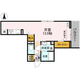 LA CHANCE【3階】の間取り