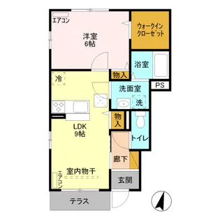 プレアデス【1階】の間取り
