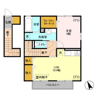 ムーン カーサ Ⅱ【2階】の間取り