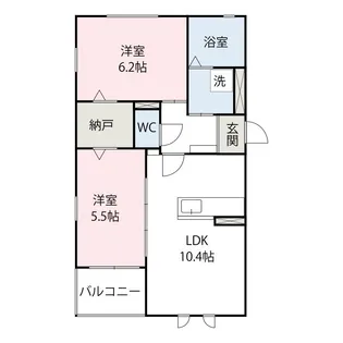 ライラックハイム【2階】の間取り