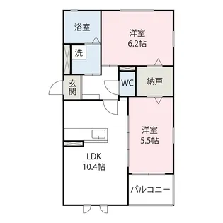 ガーデンハイム【2階】の間取り