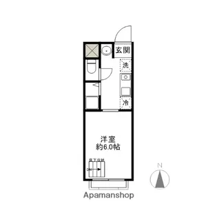群馬県前橋市上小出町1丁目【アパート】の間取り