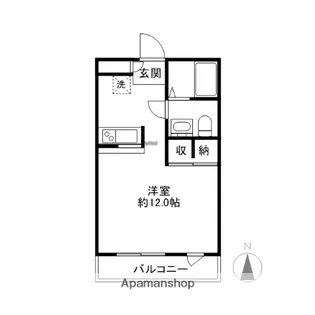 エンゼルハイツ【2階】の間取り