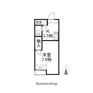 ハイム・シェレ【1階】の間取り