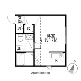 群馬県前橋市上小出町1丁目【アパート】の間取り