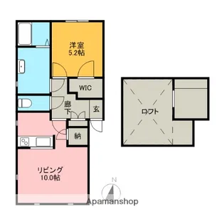 プリマ前橋参番館【2階】の間取り