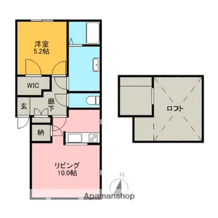 プリマ前橋参番館【1階】の間取り
