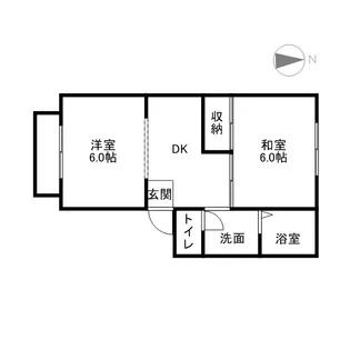フローラルハイツ【2階】の間取り