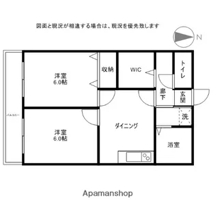 サンヒルズ太田南【203号室】の間取り