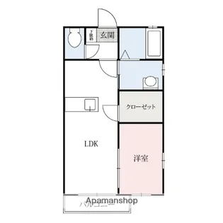 エスポワールヴィラ【1階】の間取り
