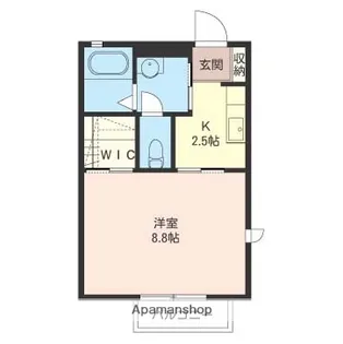 グラン・シャルマンA【102号室】の間取り