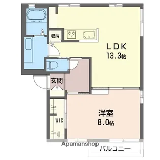 サンラフォーレE【201号室】の間取り