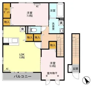 FREA A【2階】の間取り