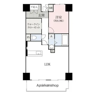 カンケン西藤マンション【408号室】の間取り