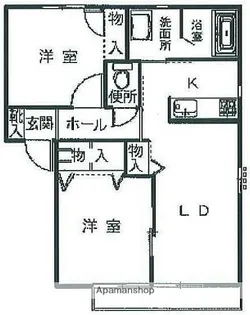 ルミエールC【2階】の間取り