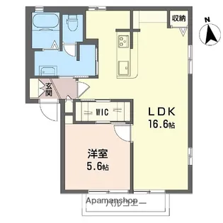 サンラフォーレD【201号室】の間取り