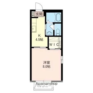 リヴェールF【1階】の間取り