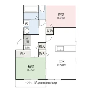 メゾンK【2階】の間取り