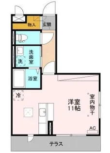 FRENTE【101号室】の間取り