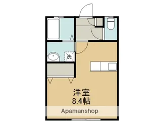 レジデンス竹富Ⅱ【2階】の間取り