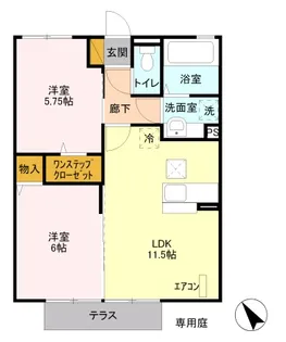 アネシス A【1階】の間取り