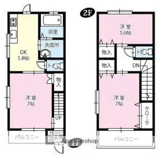 ミラクル・ジョイン【1階】の間取り