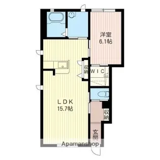 エーデルハイム【101号室】の間取り