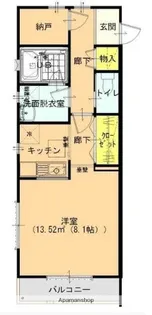 ヴィラ・イシハラ【206号室】の間取り