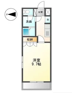 ベル・グラース【1階】の間取り