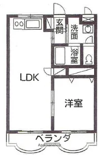 尾池マンション【301号室】の間取り