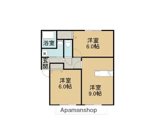 パナレジデンス妙義館【101号室】の間取り