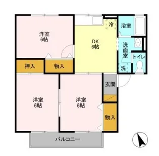 マーベラス【1階】の間取り