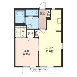 グラン・ソレーユA【202号室】の間取り