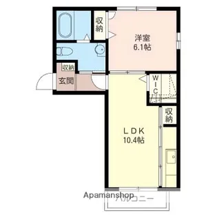パスティヤージュA【2階】の間取り