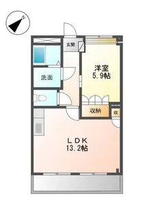 バーナビー【1階】の間取り