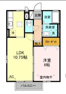 コンフォール・メゾン Ⅰ【1階】の間取り