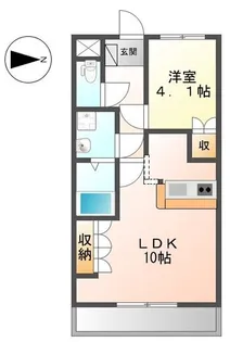 シェルルメゾン【1階】の間取り