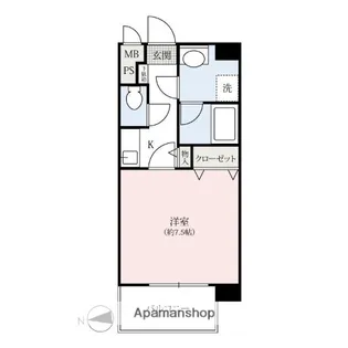 ライオンズマンション太田【404号室】の間取り
