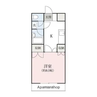 レジデンスムトウ【401号室】の間取り