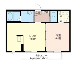 グラン・フォンテーヌA【1階】の間取り
